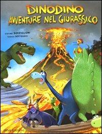 Cinque amici contro T-Rex-La pioggia di pietre bollenti. Dinodino. Avventure nel giurassico. Ediz. illustrata - Stefano Bordiglioni,Federico Bertolucci - copertina