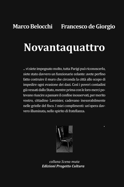 Novantaquattro - Marco Belocchi,Francesco De Giorgio - copertina