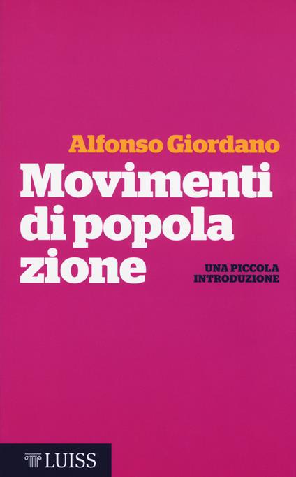 Movimenti di popolazione. Una piccola introduzione - Alfonso Giordano - copertina