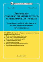 Preselezione concorso dirigente tecnico ministero dell'istruzione