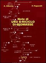 Note di uso e riciclo di biomasse