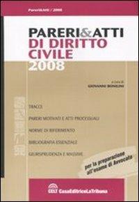 Pareri & atti di diritto civile - copertina