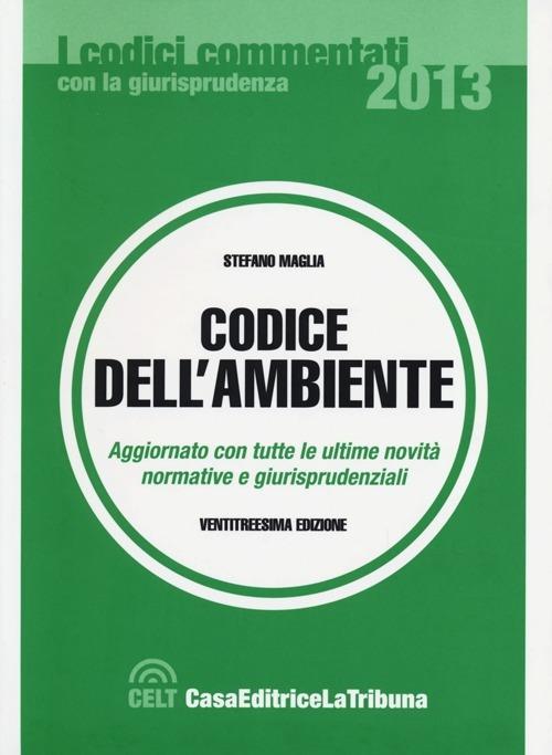 Codice dell'ambiente - Stefano Maglia - copertina