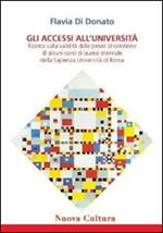 Gli accessi all'università