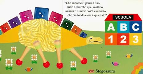 Dinosauri. Impara le forme. Impronte. Ediz. a colori - Sarah Powell - 3