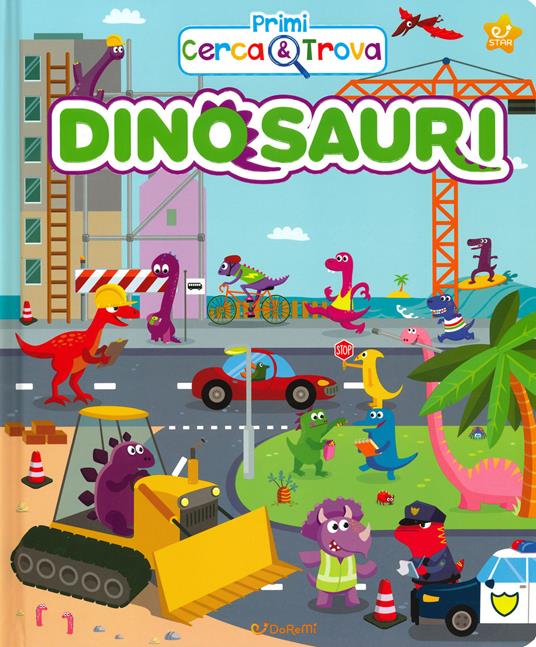 Dinosauri. Primi cerca & trova. Ediz. a colori - copertina