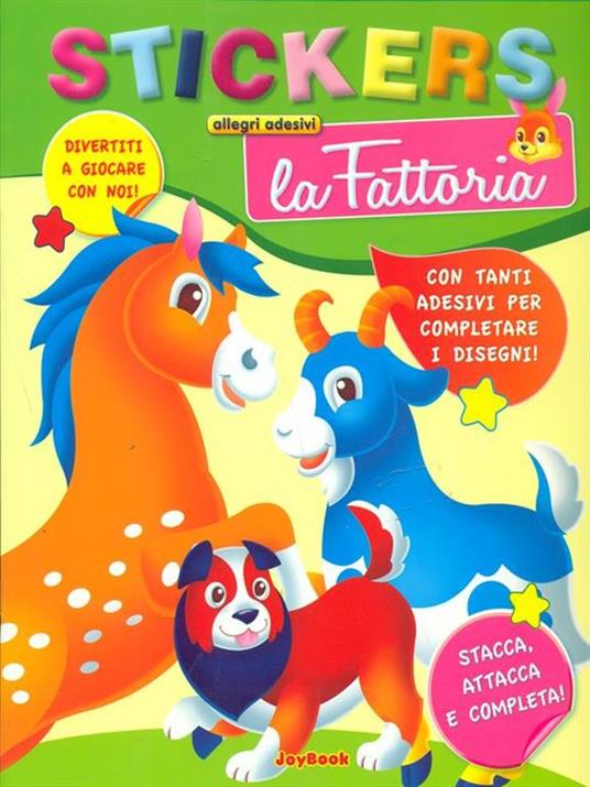 La fattoria. Con adesivi. Ediz. a colori - copertina