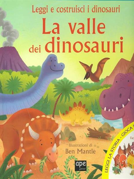 La valle dei dinosauri. Ediz. illustrata. Con gadget - Oakley Graham - copertina