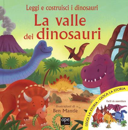 La valle dei dinosauri. Ediz. illustrata. Con gadget - Oakley Graham - copertina