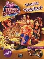 Barbie e il tesoro dei cuccioli. Storia sticker. Con adesivi