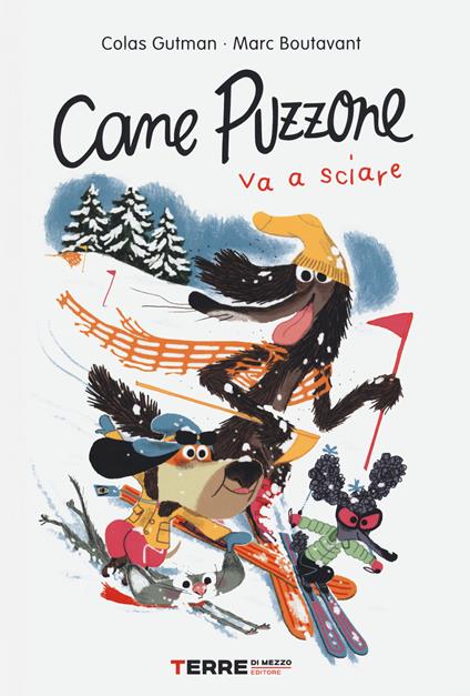 Cane puzzone va a sciare. Ediz. a colori - Colas Gutman - copertina