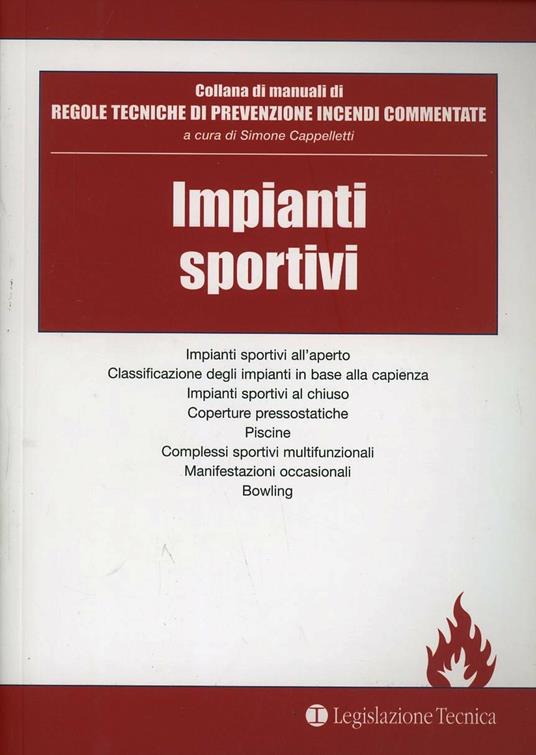 Impianti sportivi - Simone Cappelletti - copertina