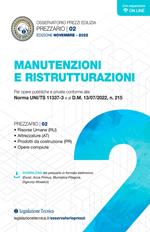 Osservatorio prezzi edilizia. Prezzario manutenzioni e ristrutturazioni. Con aggiornamento online. Vol. 2