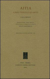 Aitia. Libri 3º e 4º - Callimaco - copertina