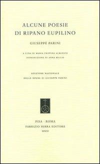 Alcune poesie di Ripano Eupilino - Giuseppe Parini - copertina