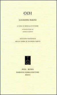 Le odi - Giuseppe Parini - copertina