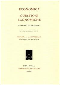 Economia. Questione economiche. Ediz. multilingue - Tommaso Campanella - copertina