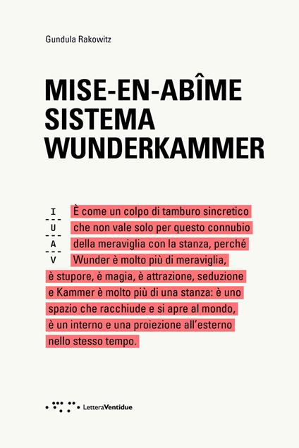 Mise-en-abîme. Sistema wunderkammer - Gundula Rakowitz - copertina