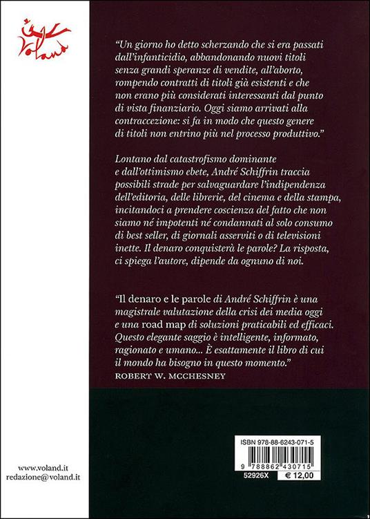 Il denaro e le parole - André Schiffrin - 6