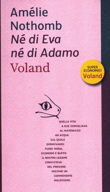 Né di Eva né di Adamo - Amélie Nothomb - copertina