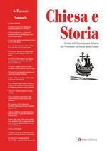 Chiesa e storia. Rivista dell'Associazione Italiana dei Professori di Storia della Chiesa. Vol. 6