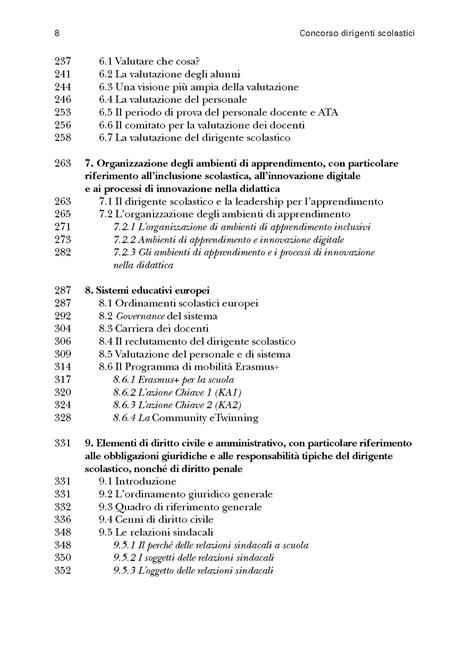 Concorso Dirigenti Scolastici. Manuale per la preparazione. Edizione 2023 - Antonello Giannelli,Raffaella Briani,Sandra Scicolone - 7