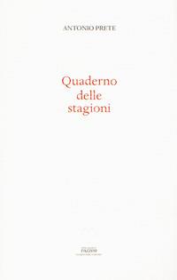 Quaderno delle stagioni - Antonio Prete - copertina