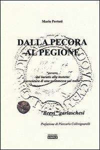 Dalla pecora al pegione «ovvero, dal baratto alla moneta. L'avventura di una scommessa sul nulla» - Mario Pertusi - copertina