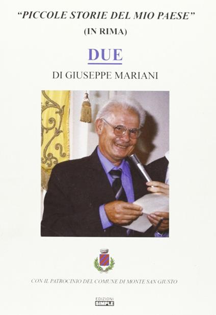 Piccole storie del mio paese - Giuseppe Mariani - copertina