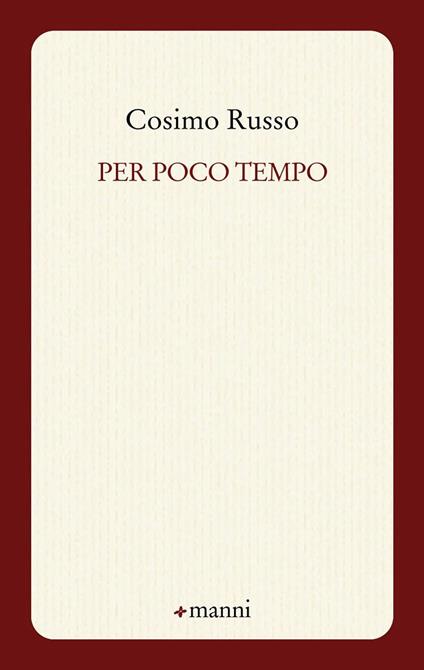 Per poco tempo - Cosimo Russo - copertina