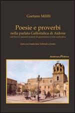 Poesie e proverbi nella parlata galloitalica di Aidone con brevi e parziali nozioni di grammatica e note esplicative