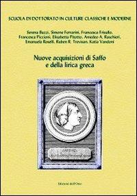 Nuove acquisizioni di Saffo e della lirica greca - copertina