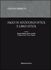 Saggi di sociolinguistica e linguistica - copertina