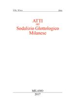 Atti del sodalizio glottologico milanese. Nuova serie (2016). Ediz. critica. Vol. 11