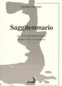 Saggilemmario. Le parole dei nostri giorni. Origini storia adattamenti - Mario Grasso - copertina