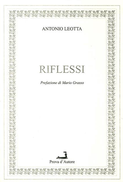 Riflessi - Antonio Leotta - copertina