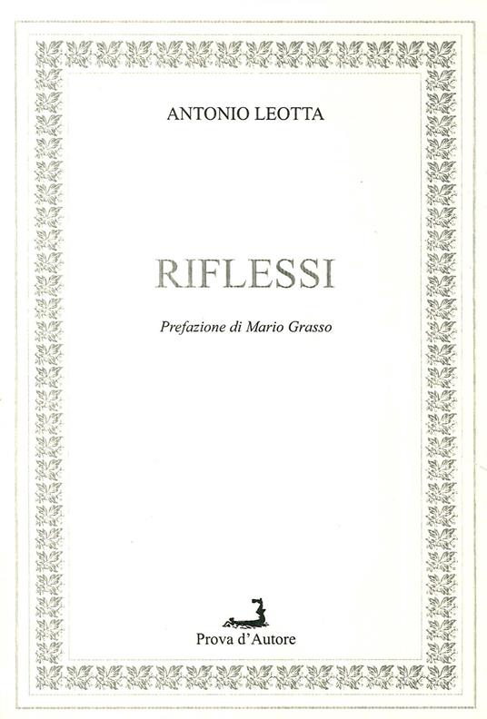 Riflessi - Antonio Leotta - copertina