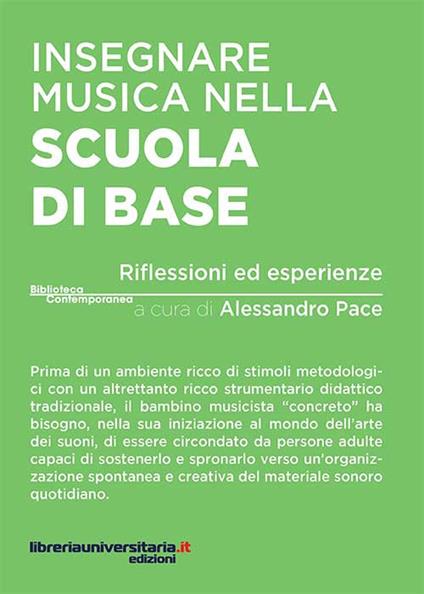 Insegnare musica nella scuola di base. Riflessioni ed esperienze - copertina