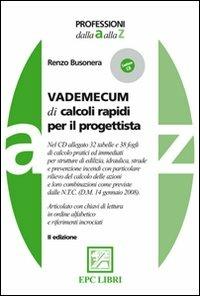 Vademecum di calcoli rapidi per il progettista. Con CD-ROM - Renzo Busonera - copertina