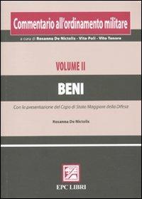 Commentario all'ordinamento militare. Vol. 2: Beni. - copertina