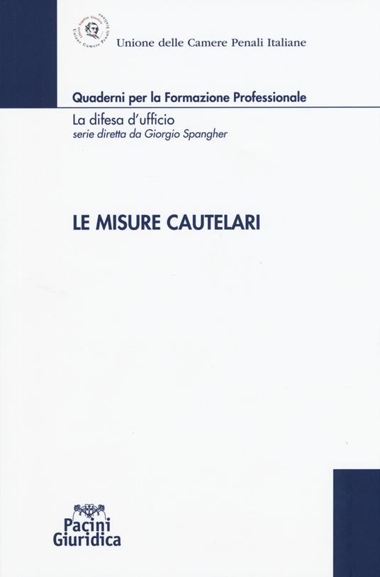 Le misure cautelari - copertina