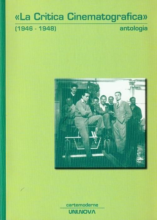 La critica cinematografica (1946-1948). Antologia - copertina