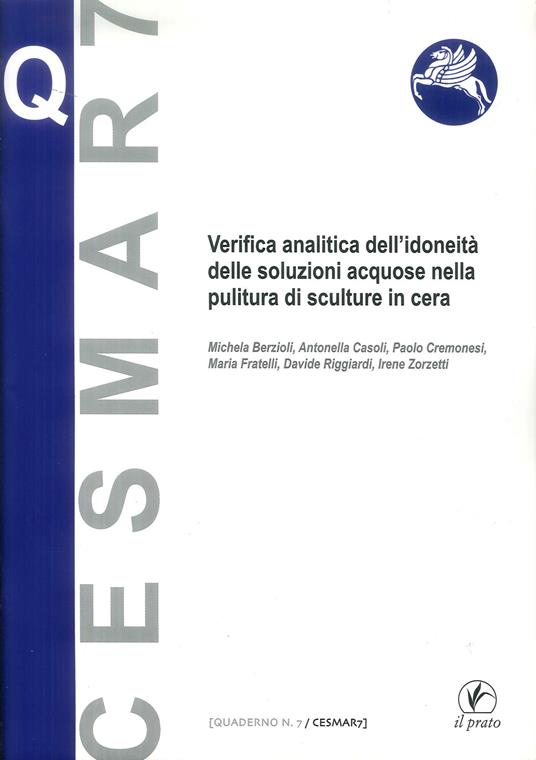 Verifica analitica dell'idoneità delle soluzioni acquose nella pulitura di sculture in cera - copertina