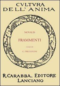 Frammenti - Novalis - copertina