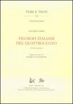 Filosofi italiani del Quattrocento. Ediz. anastatica