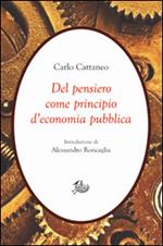 Del pensiero come principio d'economia pubblica