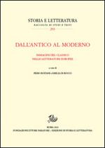 Dall'antico al moderno. Immagini del classico nelle letterature europee