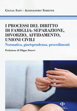 I processi del diritto di famiglia: separazione, divorzio, affidamento, unioni civili. Normativa, giurisprudenza, procedimenti