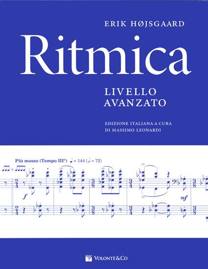 Ritmica. Livello avanzato. Metodo - Erik Hojsgaard - copertina