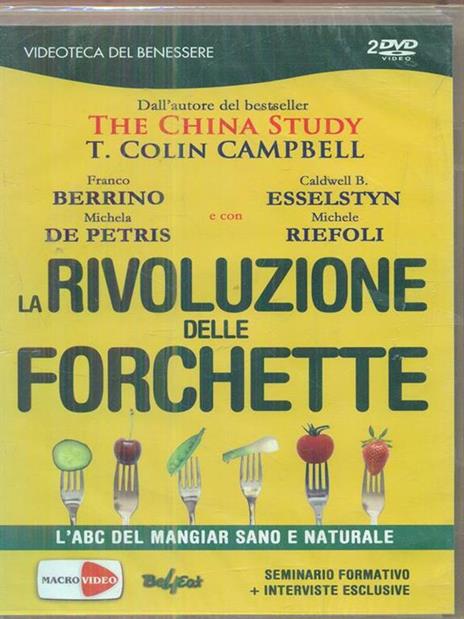 La rivoluzione delle forchette. La bibbia del mangiar sano e naturale. 2 DVD - 2